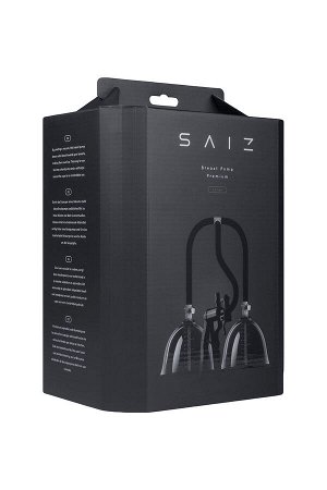 Помпа для груди SAIZ Premium - Large, ABS пластик, черный, 44,5 см