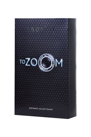 Автоматический вакуумный тренажер для мужчин Erotist ToZoom, ABS пластик, черный, 28,5 см
