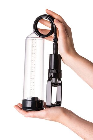Помпа для пениса A-Toys by TOYFA Onyx, PVC, прозрачный, 23,5 см