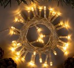 Гирлянда 2 м , IP20,  20 LED, свечение тёплое белое, 2 режима, 3 х AA