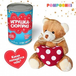 Игрушка-сюрприз «Мишка», цвета МИКС