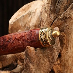 Нож туристический "Утиная Охота" сталь - 65х13, рукоять - дерево, 28 см