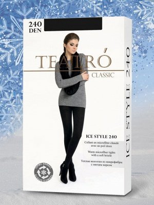 TEATRO ICE STYLE 240 Колготки женские, термоколготки с мягким ворсом.