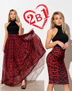 Юбка Bona Fide: Double Skirt Empress Leo &quot;Red&quot;