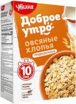 Увелка хлопья овсяные традиционные 400гр.кор.