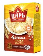 Хлопья  4 злак. Царь 400гр кор.