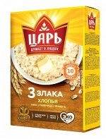 Хлопья  3 злак. Царь 400гр кор.