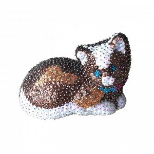 Мозаика из пайеток 3D "Кошка" 13463 3D-01