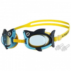 Очки для плавания детские + беруши «Морской мир»