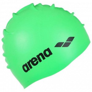 Шапочка для плавания ARENA Classic Silicone, 9166265, цвет зелёный, силикон
