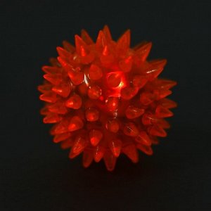 Мяч «Ёжик», световой, цвета МИКС