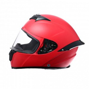 Шлем интеграл, красный, матовый, размер M, FF867