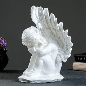 Фигура "Ангел средний с крыльями" 30см белый