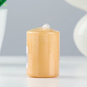 Свеча - цилиндр ароматическая "Корица", 4х6 см