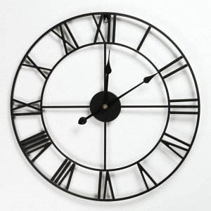 Часы настенные, серия: Лофт, "Талан",  дискретный ход, d=60 см