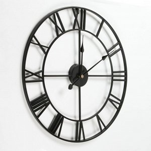 Часы настенные, серия: Лофт, "Талан",  дискретный ход, d=60 см