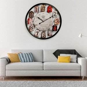 Часы настенные, серия: Лофт, d=50 см