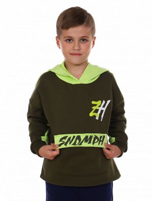 ТД025 Толстовка "ZH" (хаки)