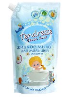 Мыло жидкое Tendresse Для малышей с рождения. 1ЛИТР. БЕЗ Агрессивных компонентов, Парабенов, Красителей. Нейтральный PH. пр. Корсарус Россия.