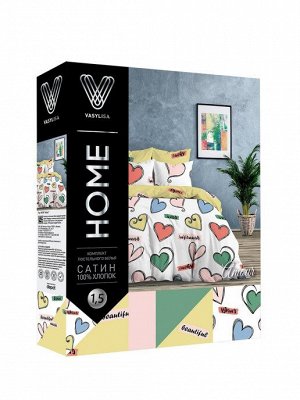 КПБ Василиса Home 1,5 220 сатин наб 70х70 869/1