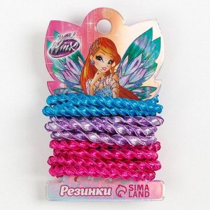 Резинки для волос блестящие "Фея Блум", 10 шт, WINX