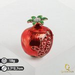 Брошь &quot;Гранат&quot;, цвет красный в золоте