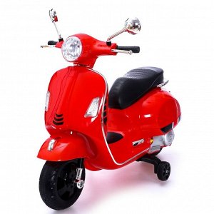 Электромотоцикл «Скутер», цвет красный