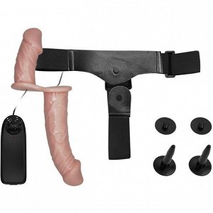 Страпон двойной с вибрацией Baile "Double Passionate Harness"