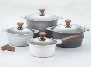 Набор посуды Ecoramic ❗ВИДЕООБЗОР с керамическим покрытием
