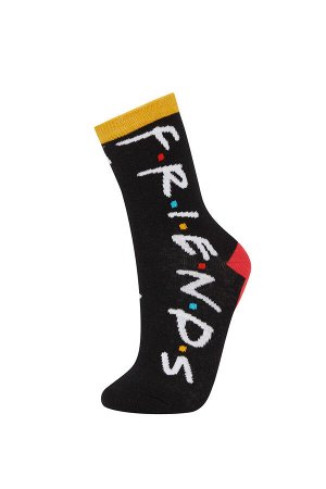 Набор из 2 хлопковых длинных носков для женщин Friends