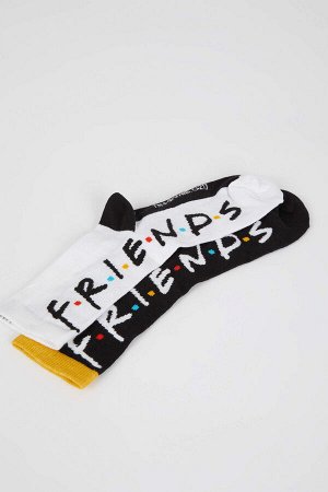 Набор из 2 хлопковых длинных носков для женщин Friends