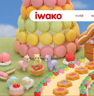 IWAKO стирательная резинка, овцы и ламыАрт-90079