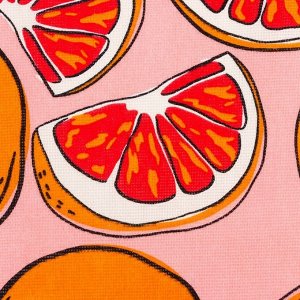 Полотенце кухонное Доляна "Grapefruit" 35х60 см, 100% хлопок, 160г/м2