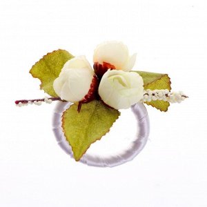 Кольцо для салфеток «Белый цветок»
