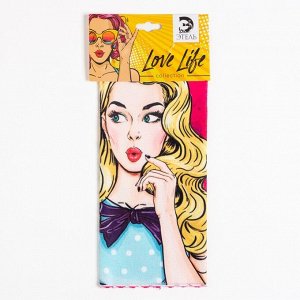 Полотенце Этель Love Life "Красотка" 30*30 см, 100% п/э