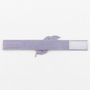 Набор колец для салфеток Silver feather, 4 шт., 4.8x6.5 см, 100% п/э, фетр