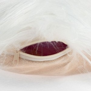 Чехол на подушку Этель "Будуар" белый, d 40 см, 100% п/э