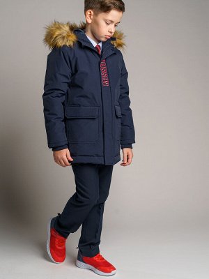 Утепленная куртка со съемным мехом для мальчика (парка) 22011077