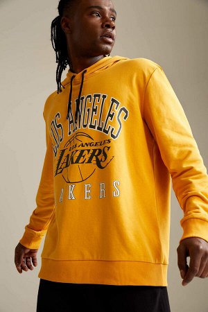 Толстовка с капюшоном NBA Los Angeles Lakers Licensed Regular Fit