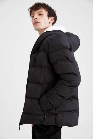 Мужское надувное пальто Regular Fit с воротником-стойкой, водоотталкивающее, с теплоизоляцией, Warmtech