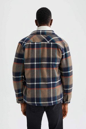Куртка-рубашка в клетку с узором Cachet Lumberjack Regular Fit