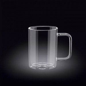 WILMAX Thermo Glass Кружка с двойными стенками 400мл WL-888720