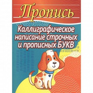 Каллиграфическое написание строчных и прописных букв (собачка). Шамакова Е.