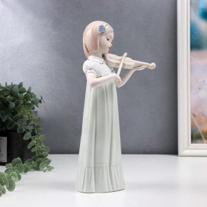 Сувенир керамика "Девочка со скрипкой" 30х15,5х9 см