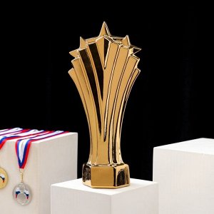 Кубок "Чемпион", булат, золотистый, керамика, 33 см