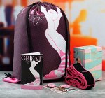Спортивный Набор Great: сумка на лямках, набор значков, блокнот, эспандер для растяжки