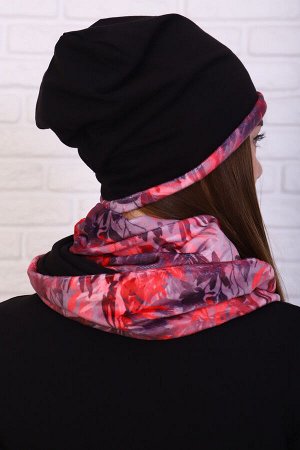 Комплект шапка и шарф-снуд 36123