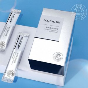 Пузырьковая маска для лица  POITEAG с гиалуроновой кислотой HYALURONATE BUBBLE MASK, 4 гр