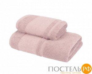 Полотенце махровое LuxoR Эдельвейс 50х90 01-127 бело-розовый (пудра)
