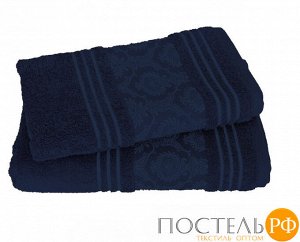 Полотенце махровое LuxoR Цезарь 50х90 05-114 темно-синий (сапфир)